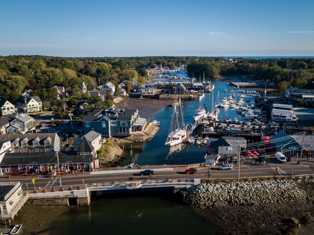 Visit Kennebunkport, one of the best things to do in Maine with kids