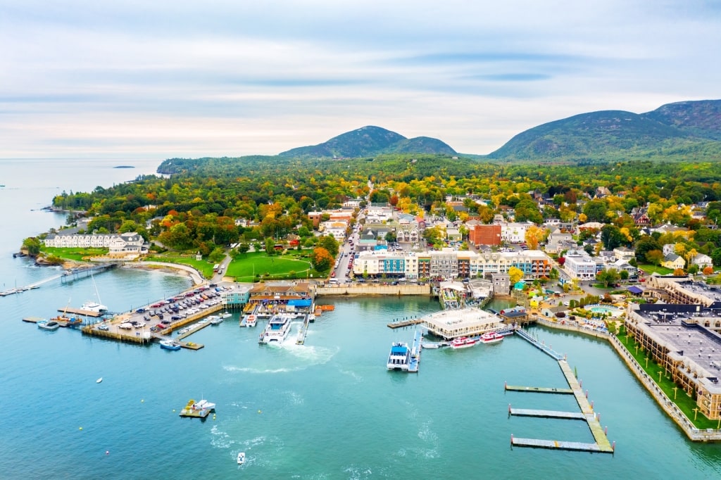 Waterfront view of Northeast Harbor Village