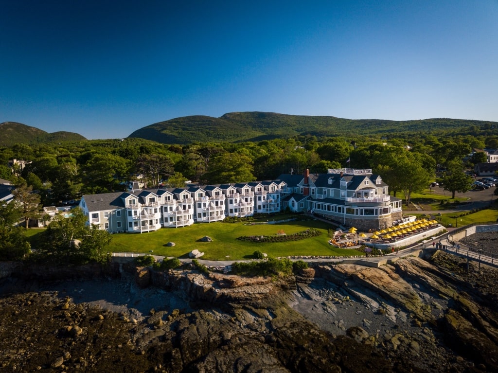 Aerial view of Shore Path