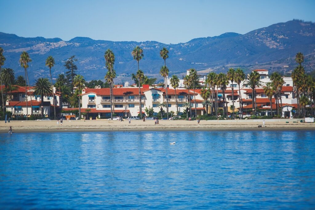 Visit East Beach, one of the best things to do in Santa Barbara with kids