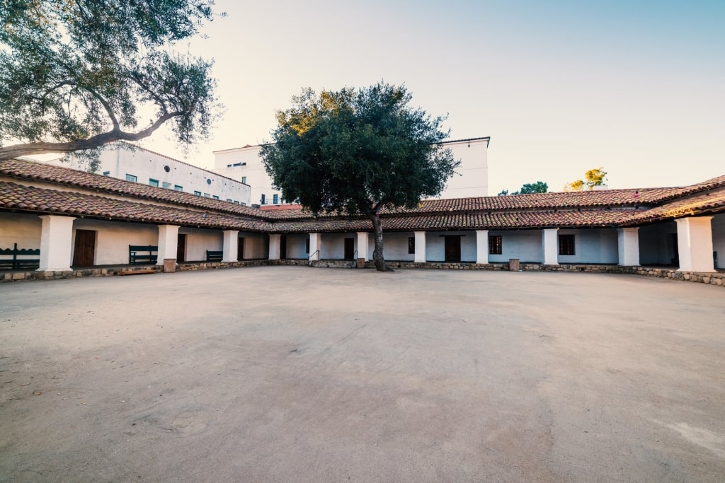 View inside the El Presidio de Santa Barbara State Historic Park