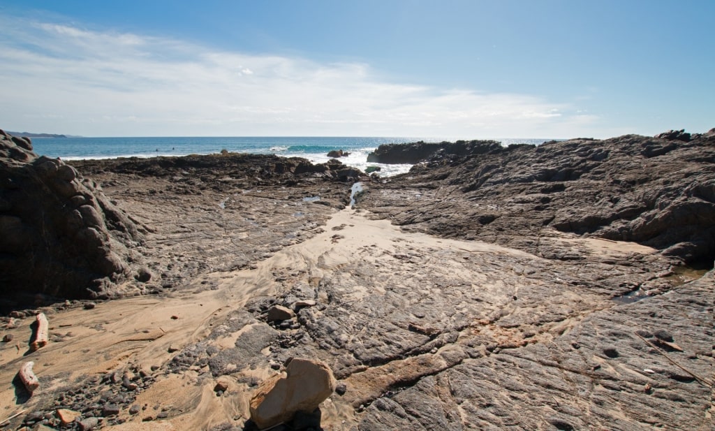 Rocky coast of Cerritos Beach