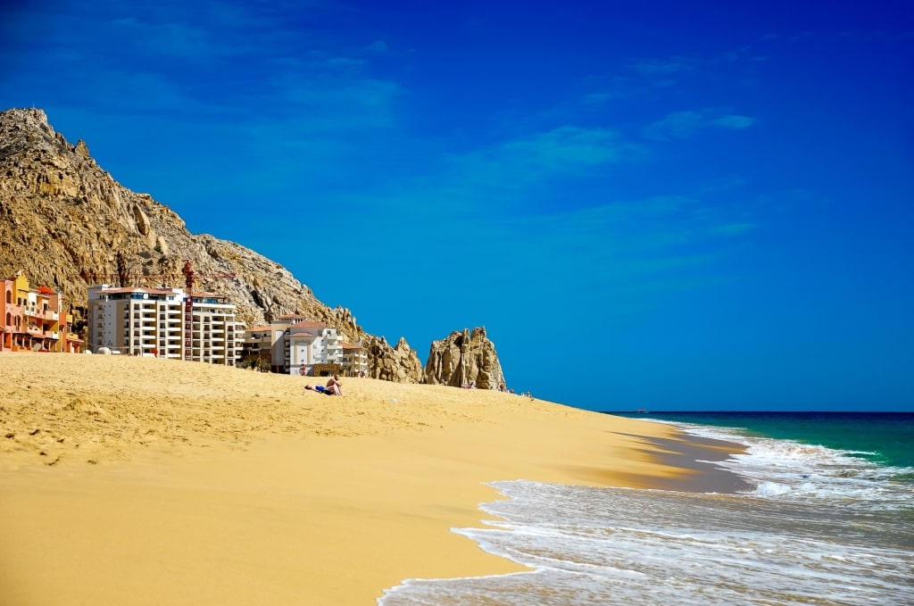 Golden sands of Pedregal Beach