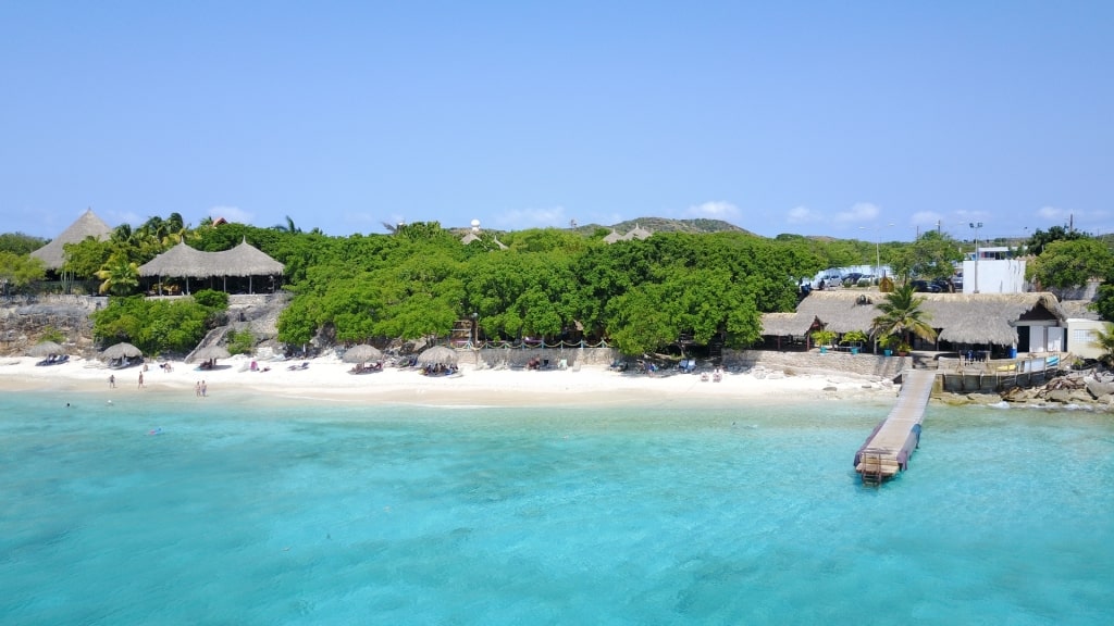 White sands of Playa Kalki