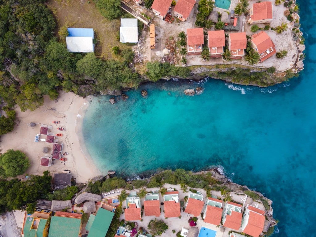 Birds eye view of Playa Lagun