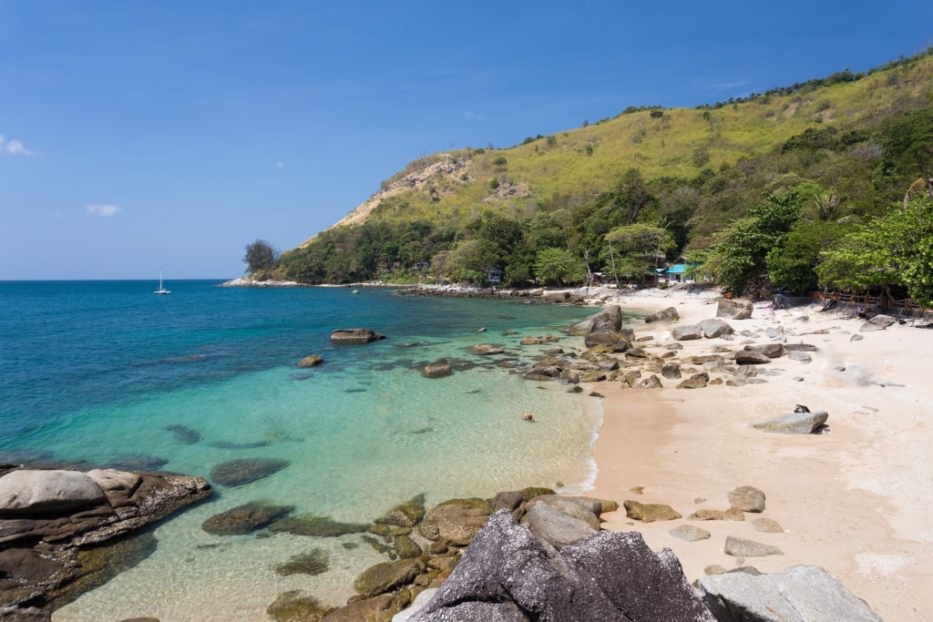 Rocky shore of Ao Sane (Jungle Beach)