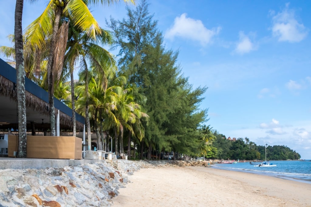 Restaurant along Bang Tao Beach