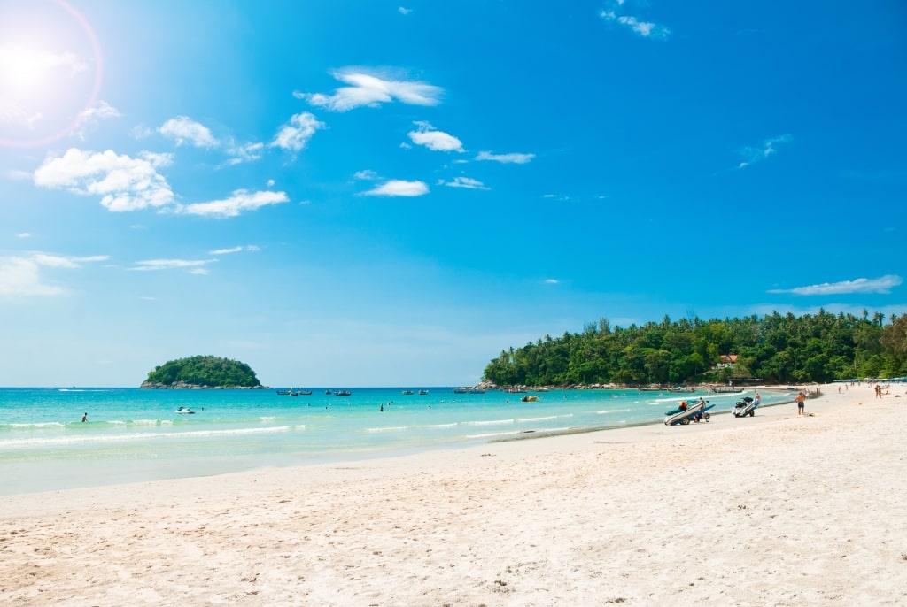 Turquoise waters of Karon Beach