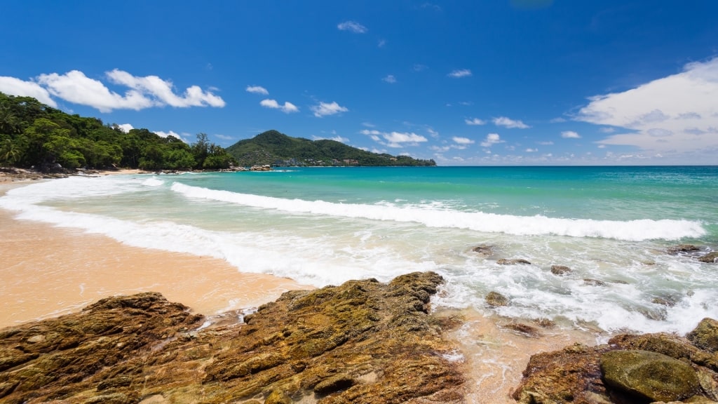 Beautiful shores of Laem Sing Beach