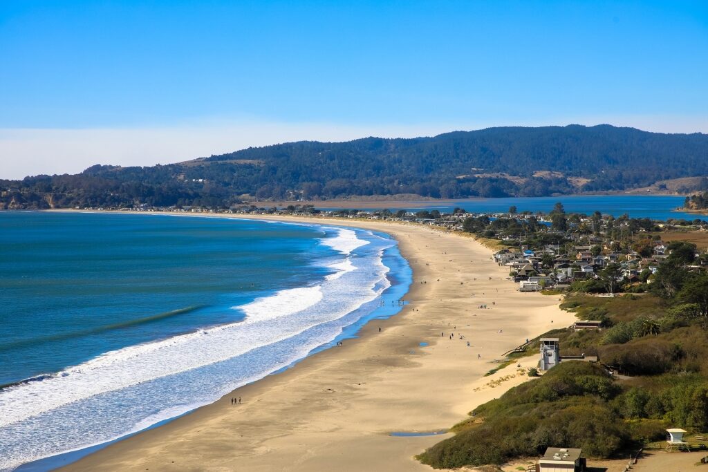 Quiet beach of Muir Beach, Marin County