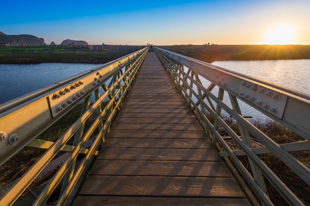 Boardwalk at the Rodeo Lagoon
