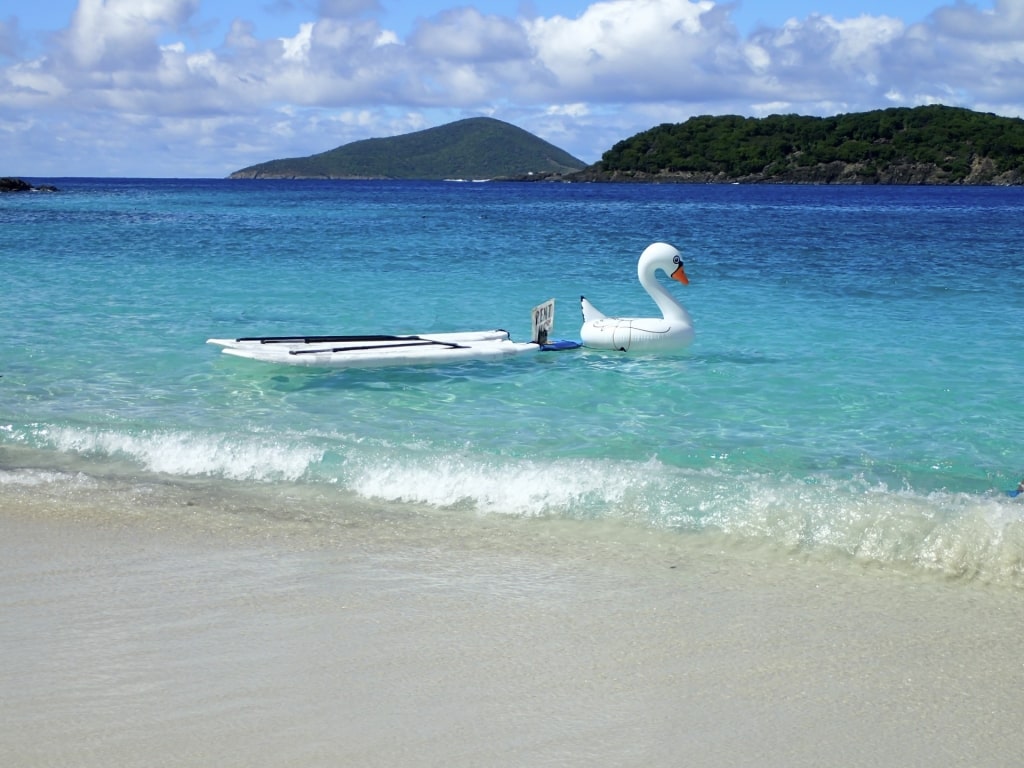 Clear blue waters of Coki Point Beach, St. Thomas