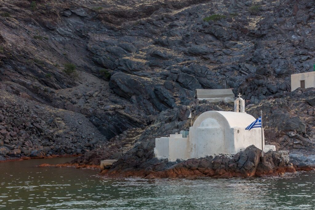 Nea Kameni, Santorini, Greece, one of the best hot springs in the world