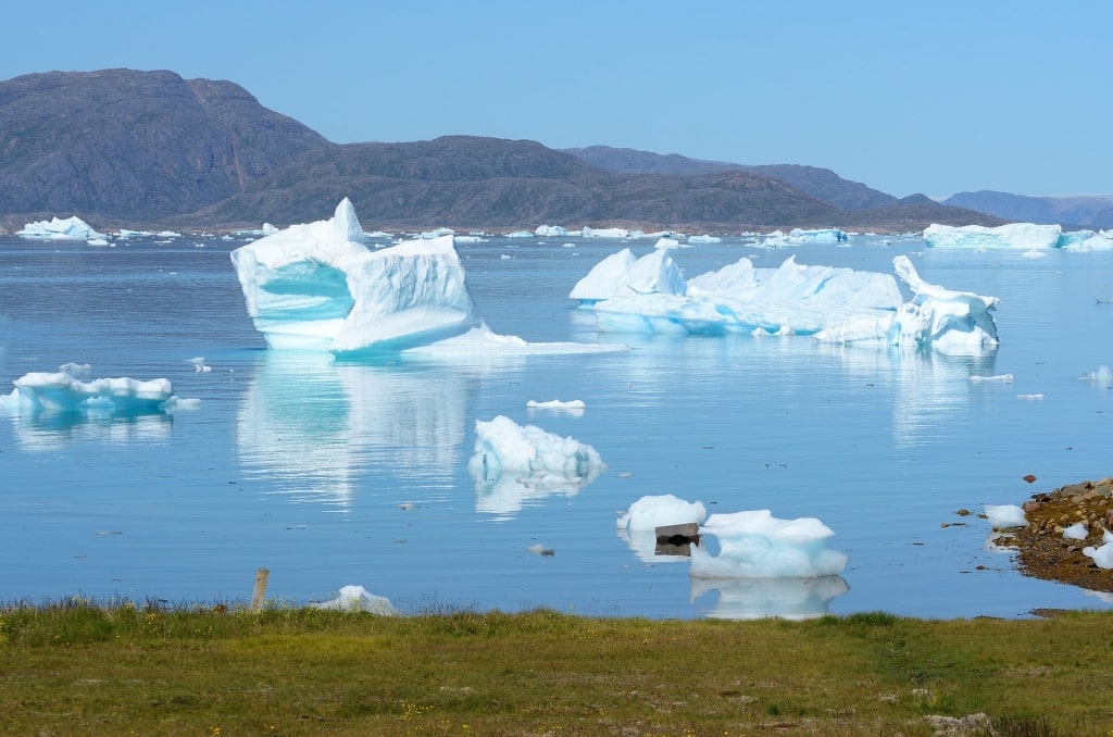 Icebergs in Greenland