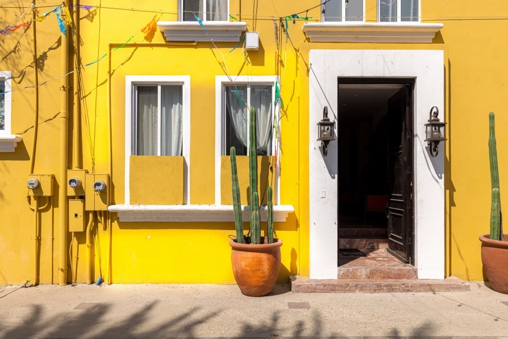 Colorful house in the Art District