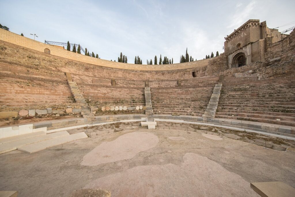 Historical site of the Roman Theater Museum