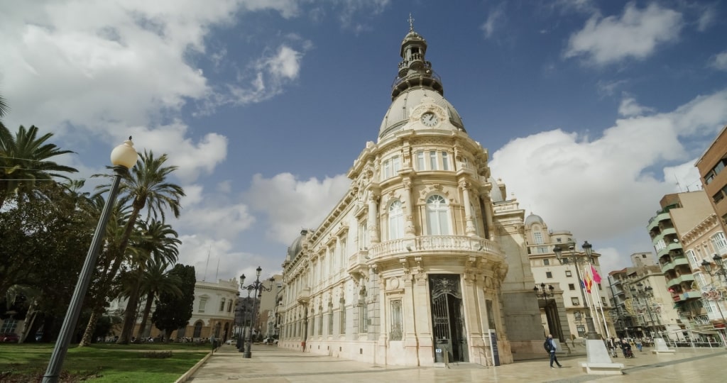 Beautiful architecture of Town Hall Square