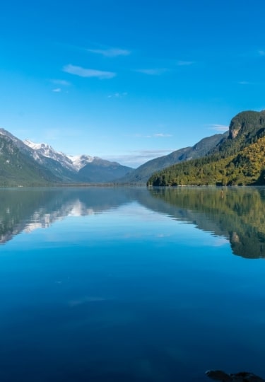 Chilkoot Lake, one of the most beautiful lakes in Alaska
