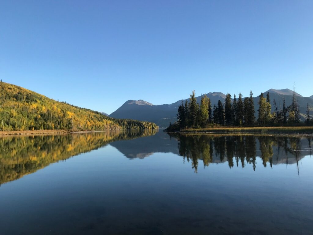 Picturesque landscape of Skilak Lake, near Seward