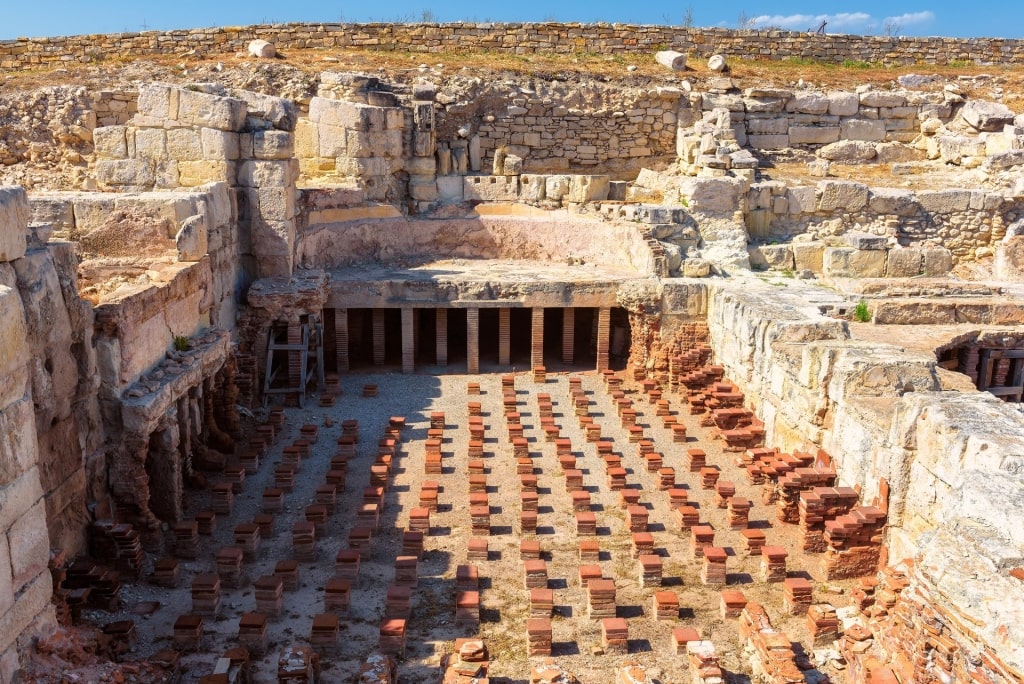 Ancient ruins of Kato Paphos Archaeological Park