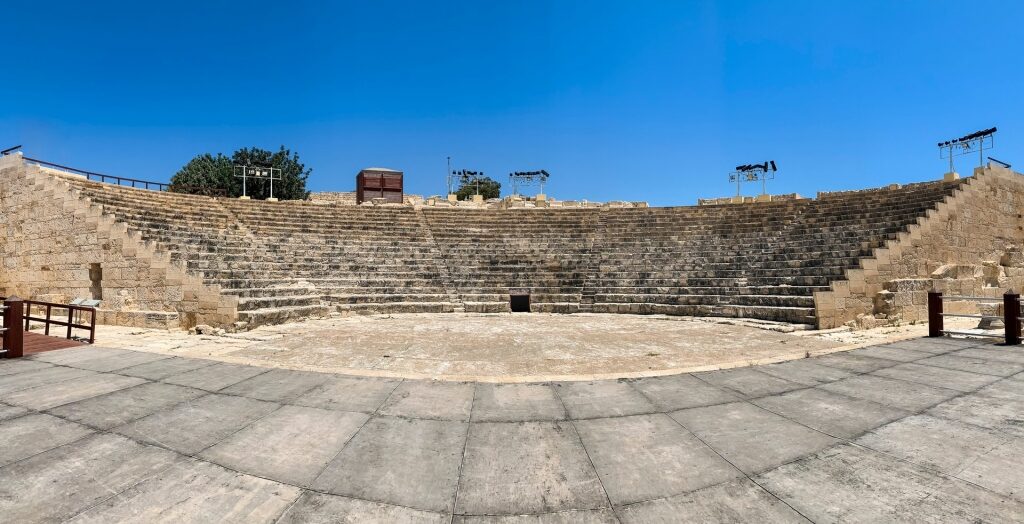 Historic amphitheater in Kourion
