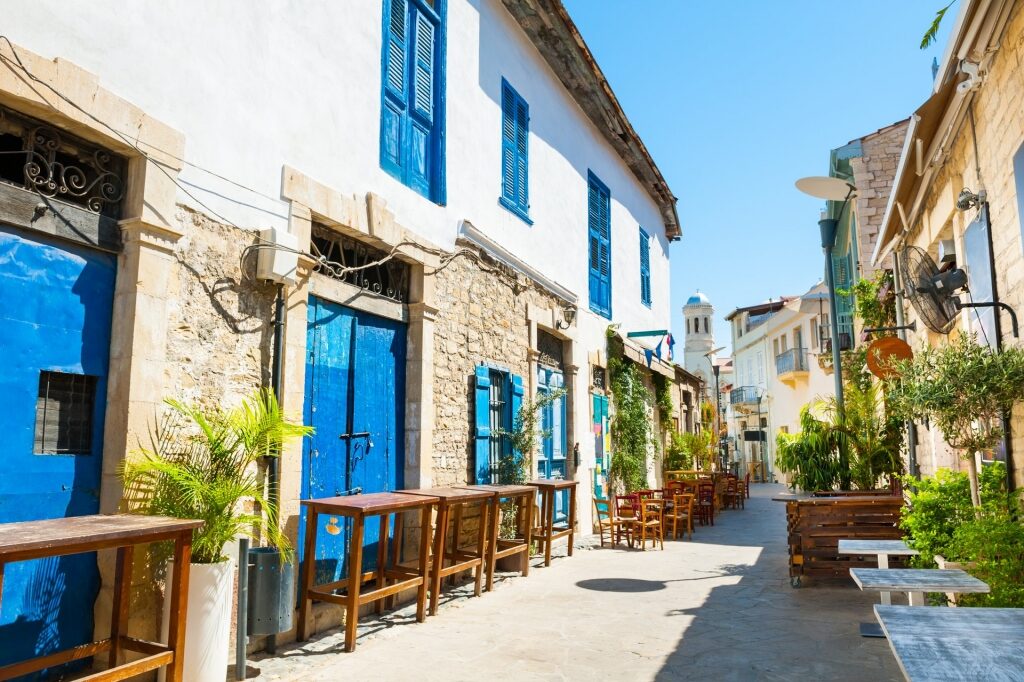 Street view in Limassol Cyprus