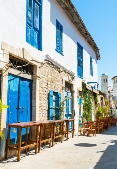 Street view in Limassol Cyprus