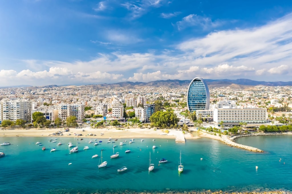 Waterfront view of Limassol