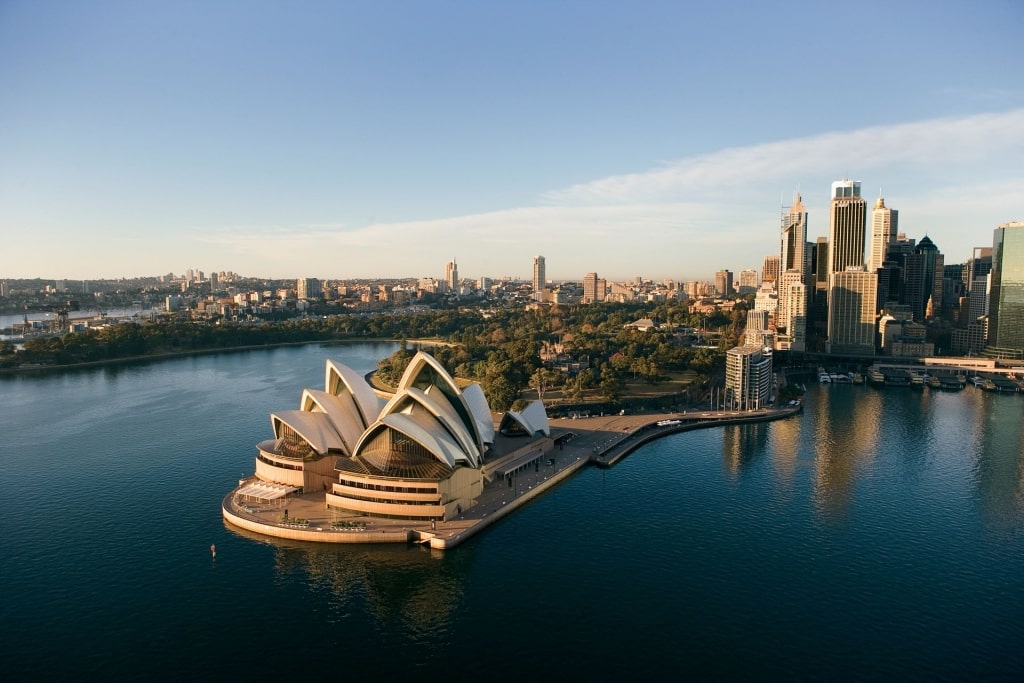 Sydney skyline including Sydney Opera House