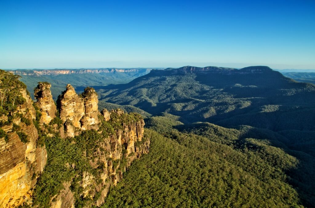 Aerial view of Blue Mountains, Sydney