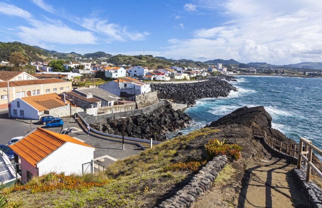 View of Ponta Delgada waterfront