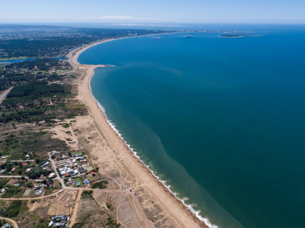 Aerial view of Punta del Este
