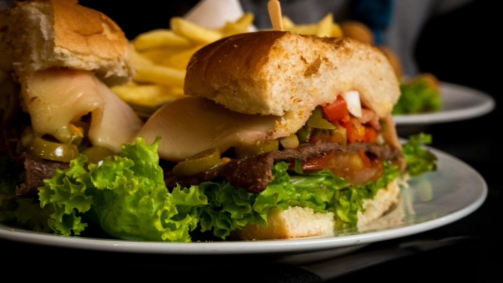 Plate of chivito