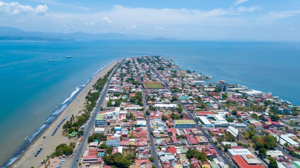 Aerial view of Puntarenas