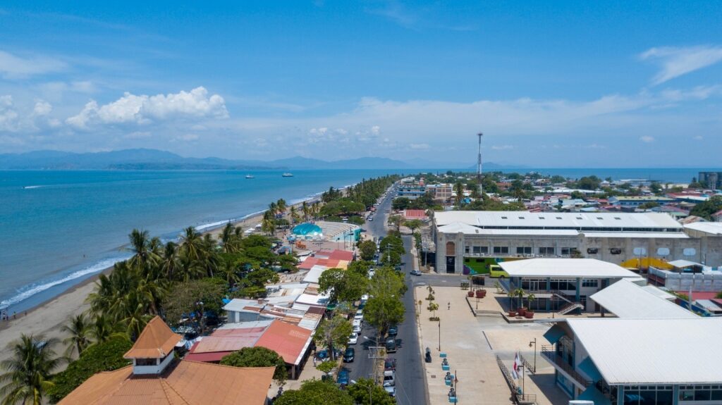 Aerial view of Puntarenas Costa Rica