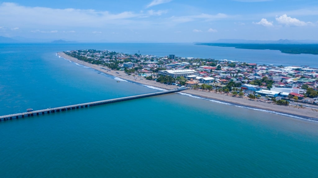 Aerial view of Paseo de los Touristas