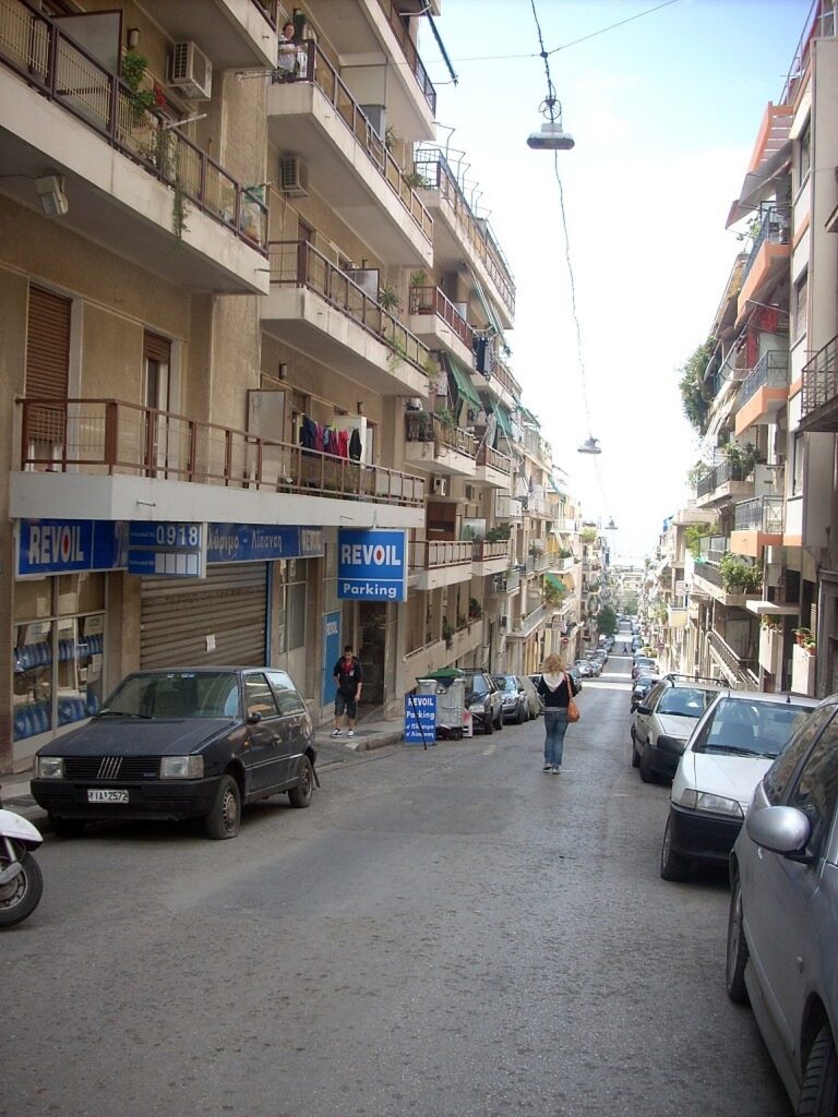 Shopping street of Kypseli