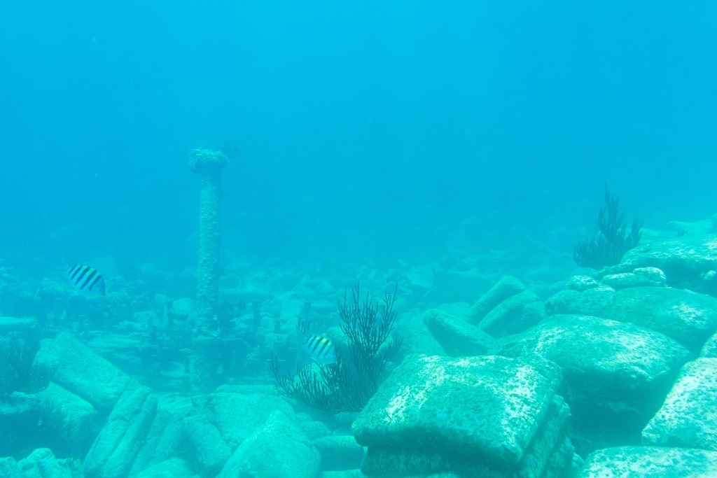 View of Constellation Shipwreck, Western Blue Cut