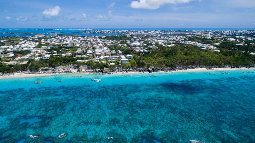 Aerial view of Bermuda