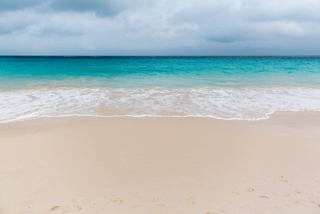Calm waters of Elbow Beach