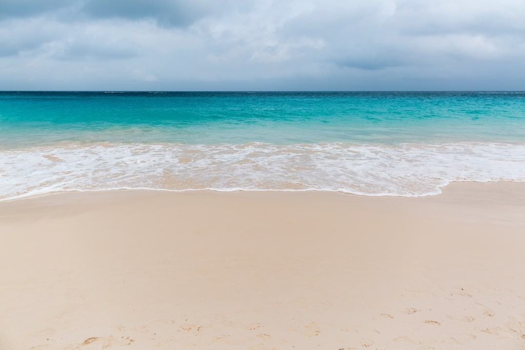 Calm waters of Elbow Beach