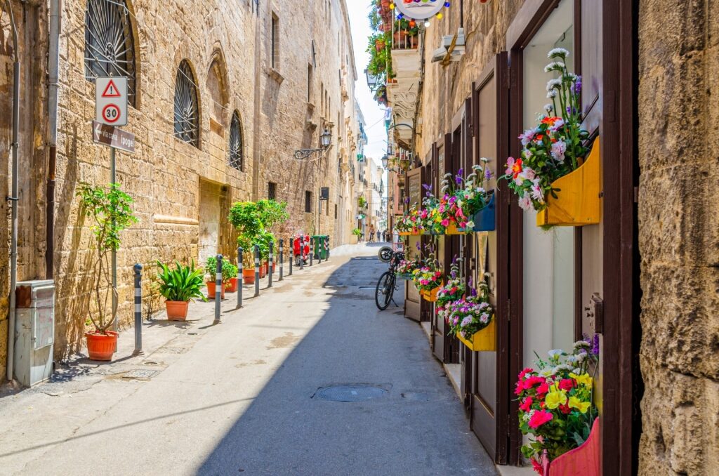 Street view of Taranto