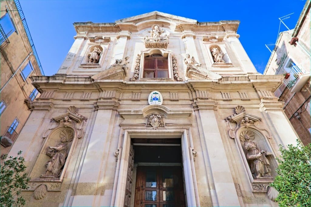 Majestic exterior of Taranto Cathedral