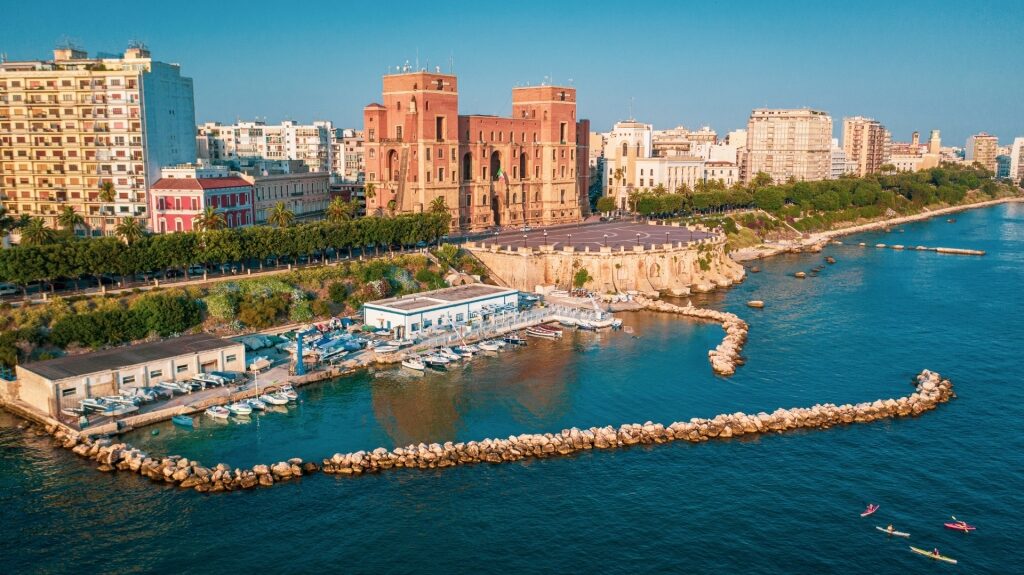 Beautiful waterfront of Taranto