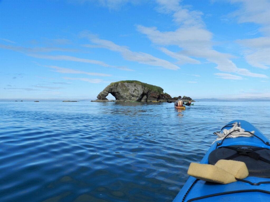 Kayak in Kachemak Bay, one of the best things to do in Homer Alaska