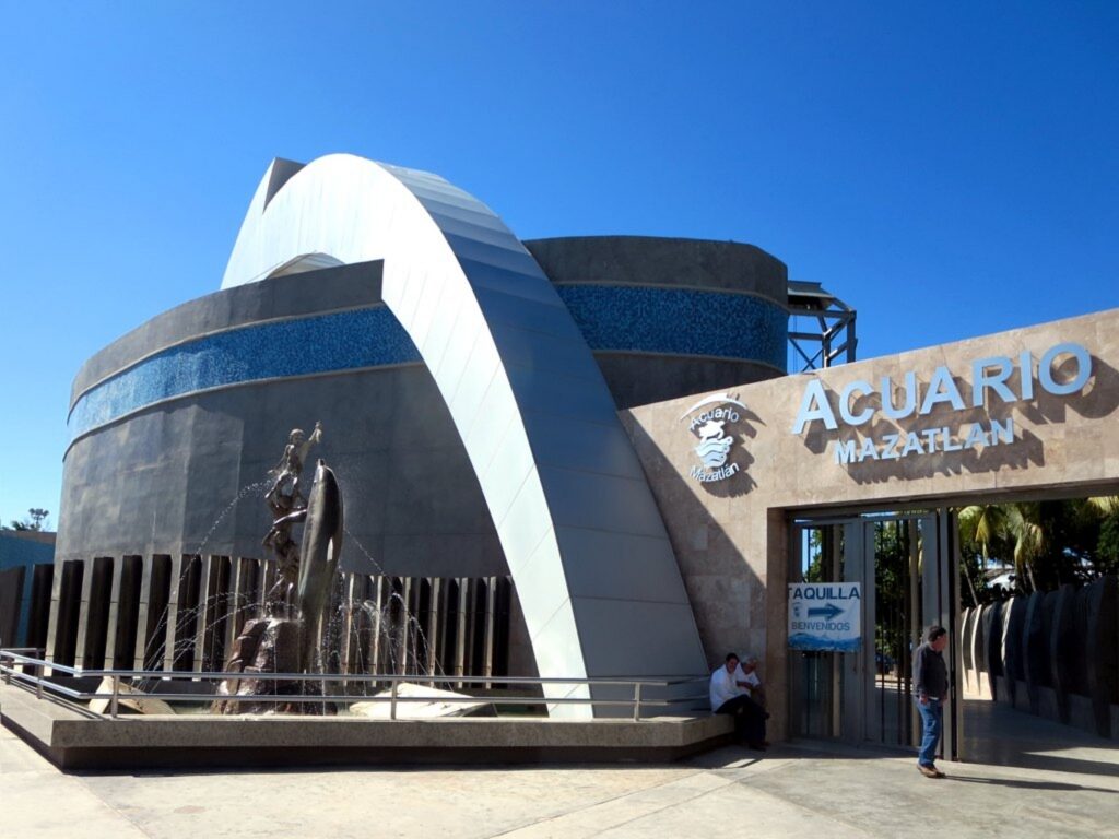 Unique architecture of Mazatlán Aquarium