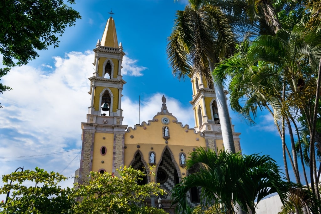 Beautiful church of Cathedral Basilica of the Immaculate Conception