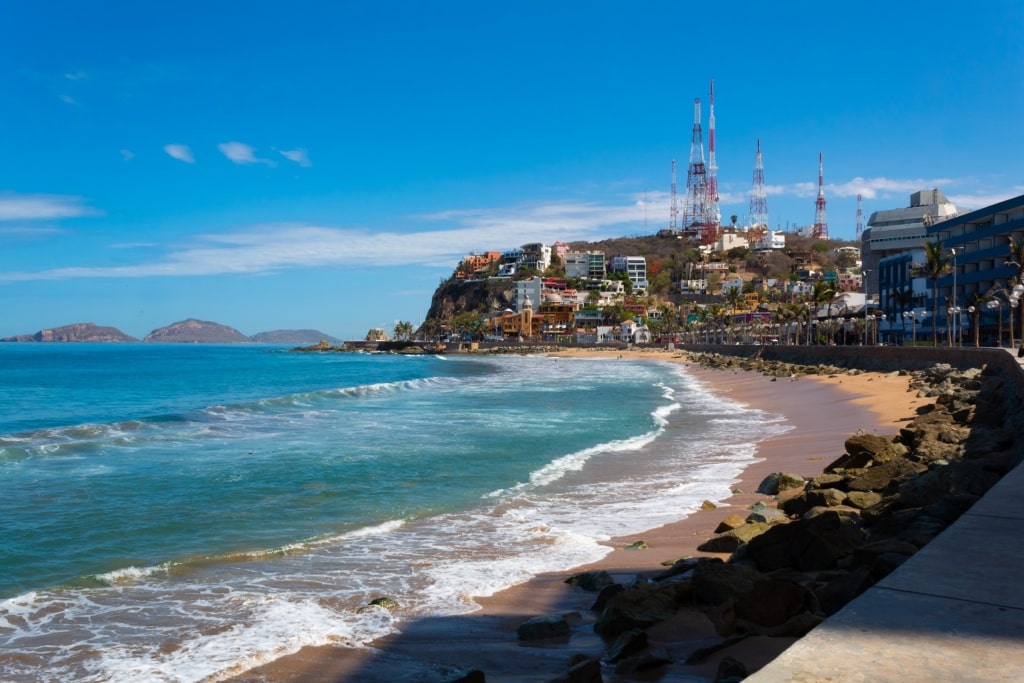 Sandy beach of Playa Olas Altas