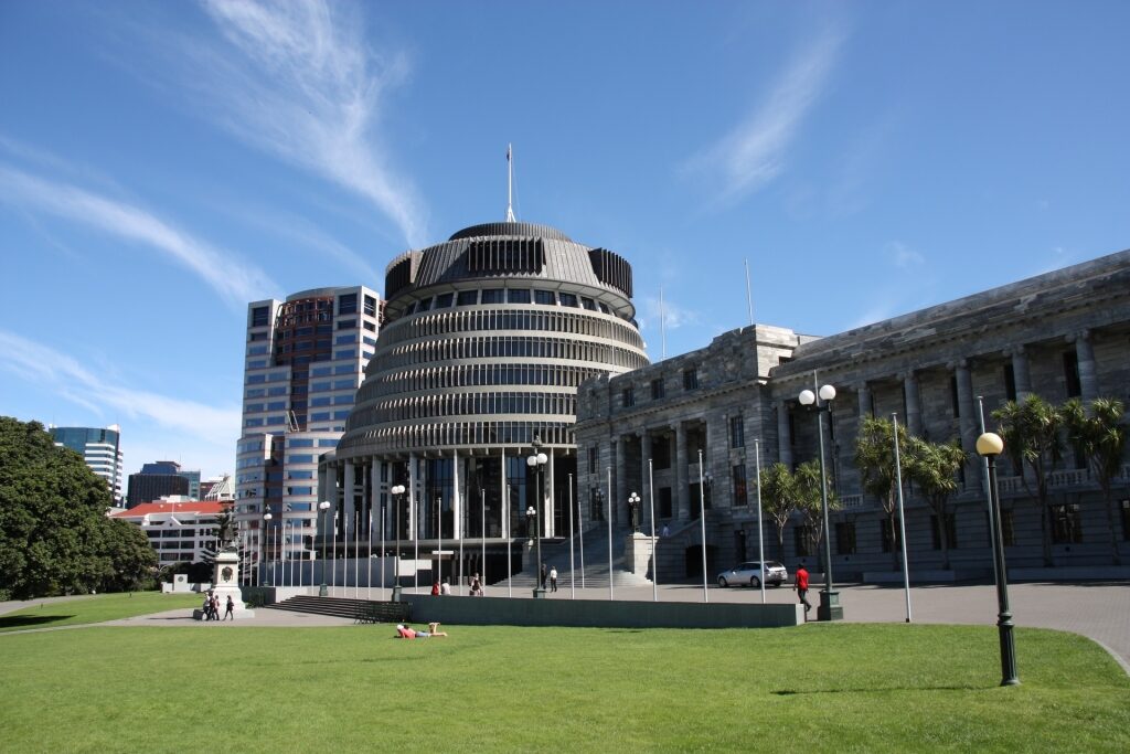 Visit The Beehive, one of the best things to do in Wellington
