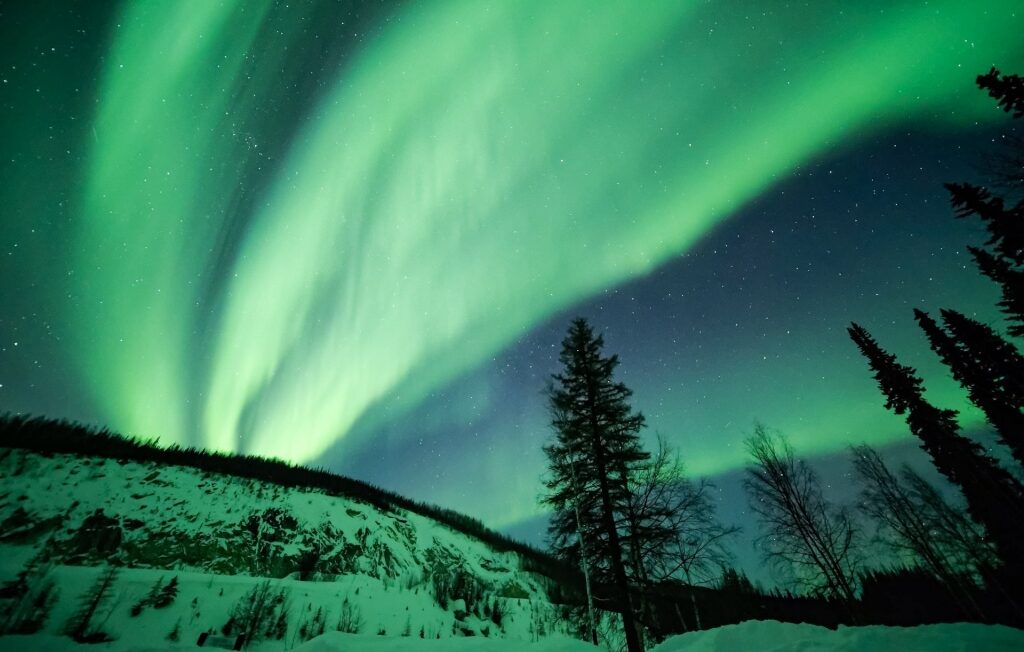 Northern lights as seen from Fairbanks